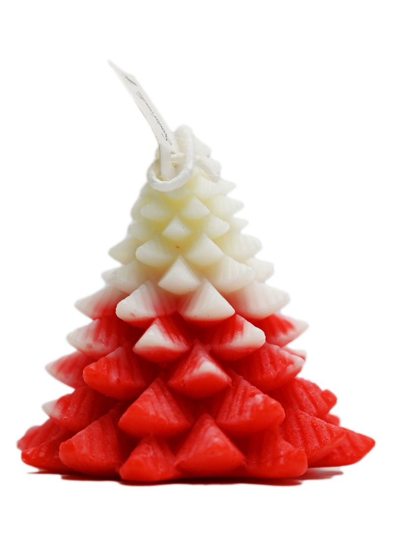 Winter Tree Shaped Scented Candle Strawberry Candle Handmade Home Décor/Aesthetic Room Decor Lovely Fruit Decorations Candle For Yoga Room, Home Temple