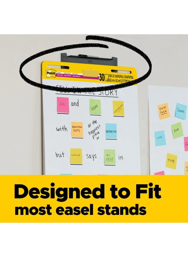 Post-it لوحة easel لاصقة للغاية، 25 بوصة × 30 بوصة، بيضاء، 30 ورقة/لوحة، 4 لوحات/عبوة، رائعة للمعلمين والطلاب الافتراضيين (559 VAD 4PK) - Image 2