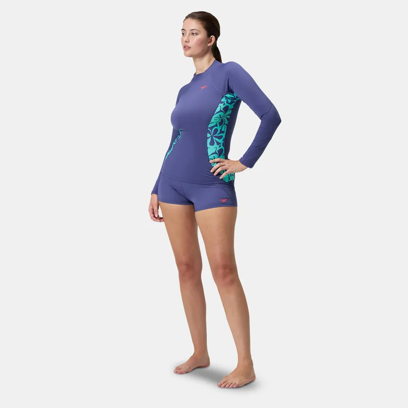 speedo Womens Printed Swimming Rashguard