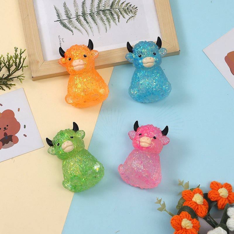 Cute Big-Horned Alpine Cow Maltose Squeeze Toy, Cross-Border Hot-Selling New Product, Slow Rebound Squeeze Toy, Direct Sales from the Manufacturer - Image 4