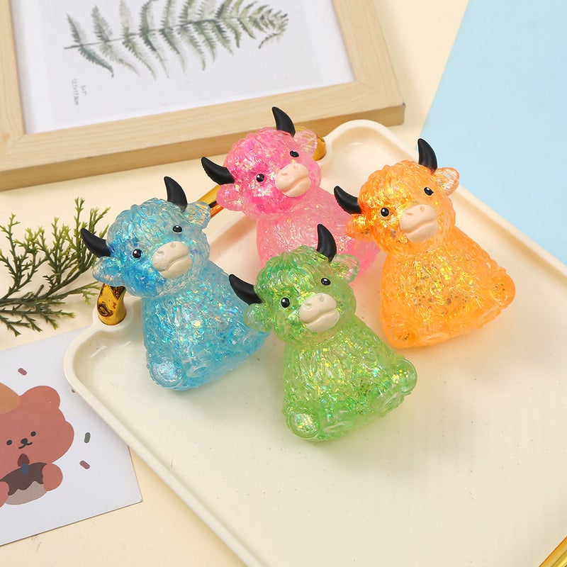 Cute Big-Horned Alpine Cow Maltose Squeeze Toy, Cross-Border Hot-Selling New Product, Slow Rebound Squeeze Toy, Direct Sales from the Manufacturer - Image 1