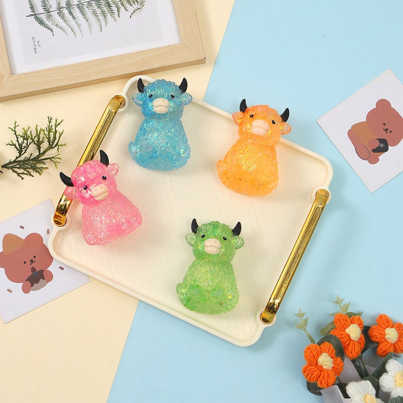 Cute Big-Horned Alpine Cow Maltose Squeeze Toy, Cross-Border Hot-Selling New Product, Slow Rebound Squeeze Toy, Direct Sales from the Manufacturer - Image 3
