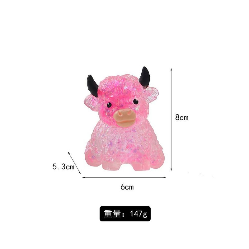 Cute Big-Horned Alpine Cow Maltose Squeeze Toy, Cross-Border Hot-Selling New Product, Slow Rebound Squeeze Toy, Direct Sales from the Manufacturer - Image 5