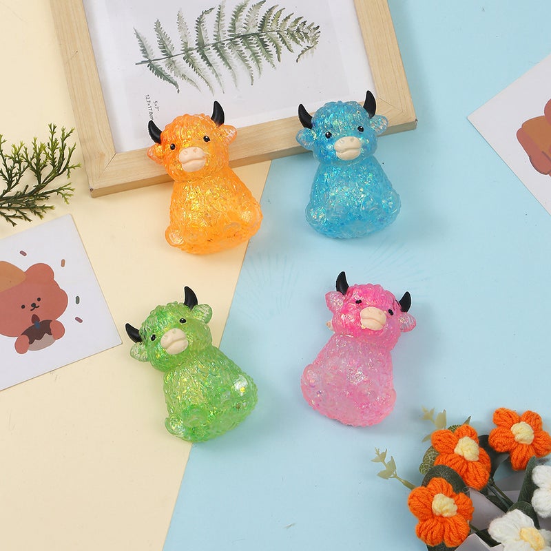 Cute Big-Horned Alpine Cow Maltose Squeeze Toy, Cross-Border Hot-Selling New Product, Slow Rebound Squeeze Toy, Direct Sales from the Manufacturer - Image 2