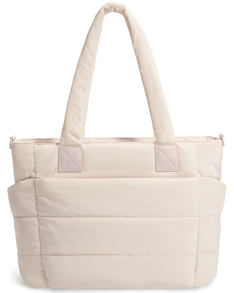 GASSDA Tote Bag for Women Lightweight Puffer Tote Bag Large Nurse Bags Handbag with Pockets Zipper Closure for Work Travel - Image 1