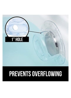 Excefore Bathtub Overflow Drain Cover, Tub Overflow Stopper to Get More Bathtub Water  - Image 2