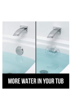 Excefore Bathtub Overflow Drain Cover, Tub Overflow Stopper to Get More Bathtub Water  - Image 4