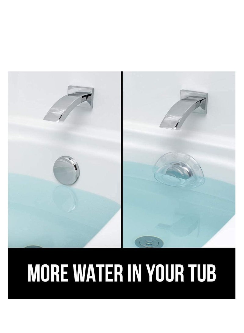 Excefore Bathtub Overflow Drain Cover, Tub Overflow Stopper to Get More Bathtub Water - Image 4