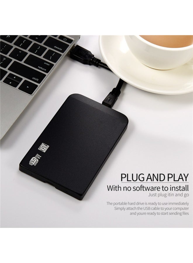 500g/1TB/2TB Portable Mobile Hard Disk High-speed Transmission Hard Disk LOGOUSB3.0-Capacity:500GB (high Speed)-Interface:Silver - Image 3