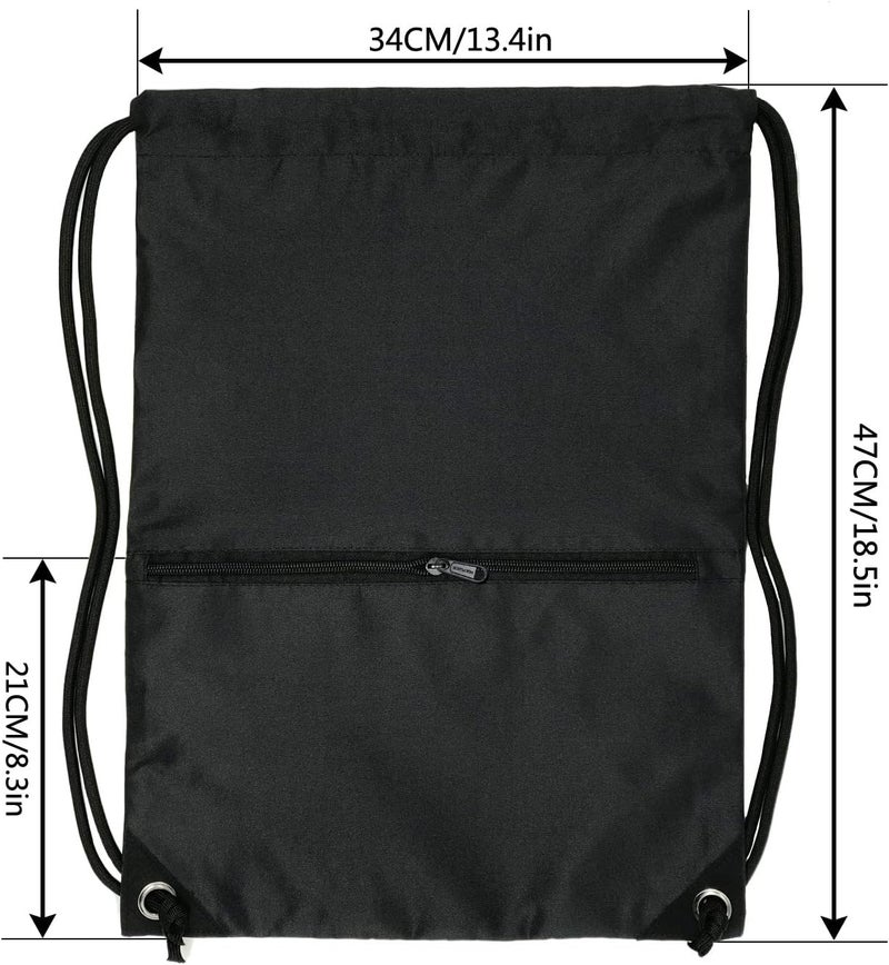 HOLYLUCK Drawstring Backpack Bag Sport Gym Sackpack - Image 2