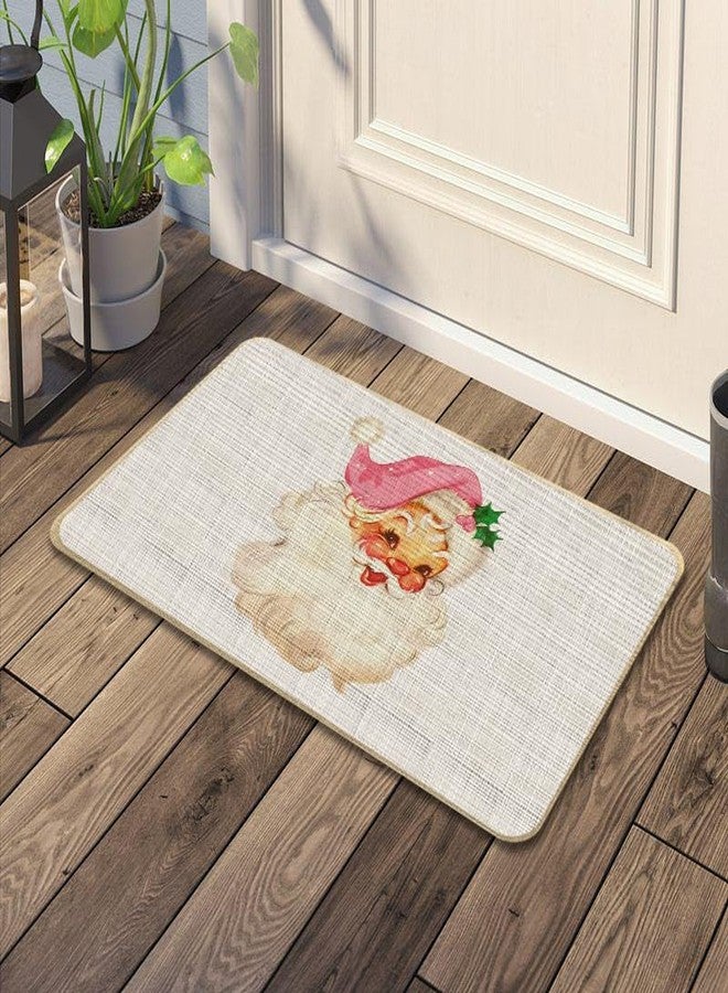 DOTAIN Christmas Decor - Vintage Santa Mat - Pink - Image 2