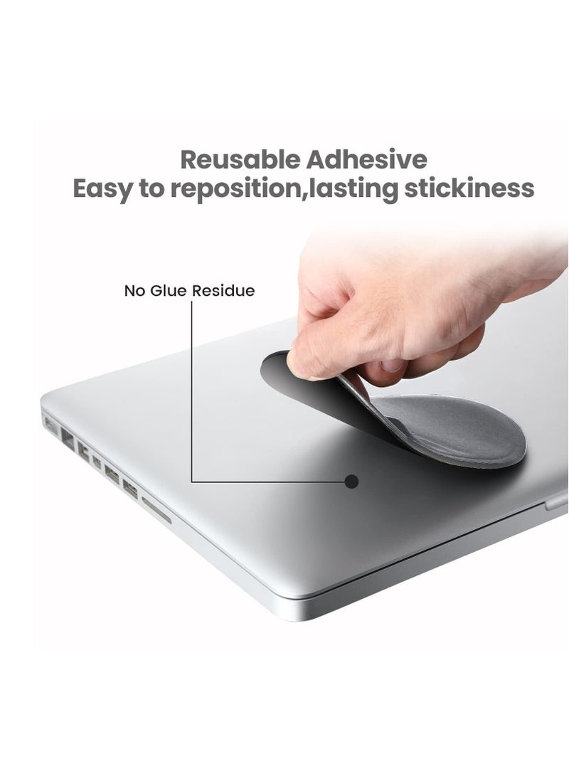 Captaintech Universal Stick-on Mouse Pouch,  Reusable No Glue Residue Mouse Storage Bag for Wireless Mouse Compatible with All Laptops - Image 4