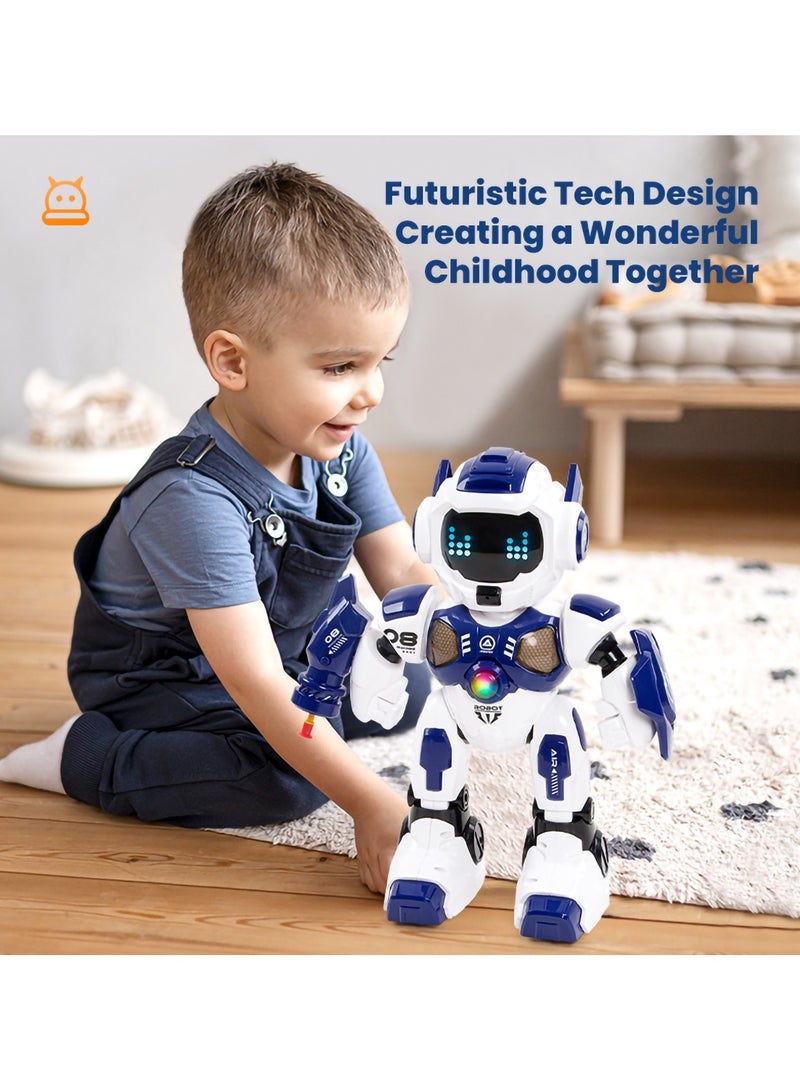 Smart Intelligent Robot Toy for Kids – Interactive Talking Robot with Lights, Music, and Gesture Control – Educational Programmable Robot for Boys and Girls  - Image 4