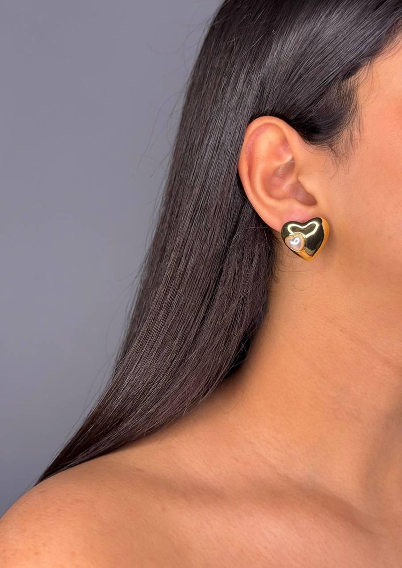 Heart-Shaped Earrings