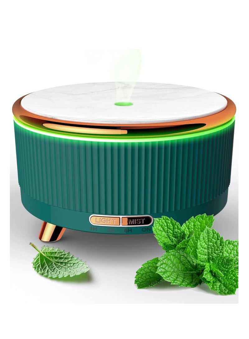 Excefore جهاز نشر الزيوت العطرية للمنزل، أجهزة نشر للزيوت العطرية للغرف الكبيرة، جهاز نشر عطر العلاج بالزيوت 500 مل، يتغير بألوان 7 - Image 1