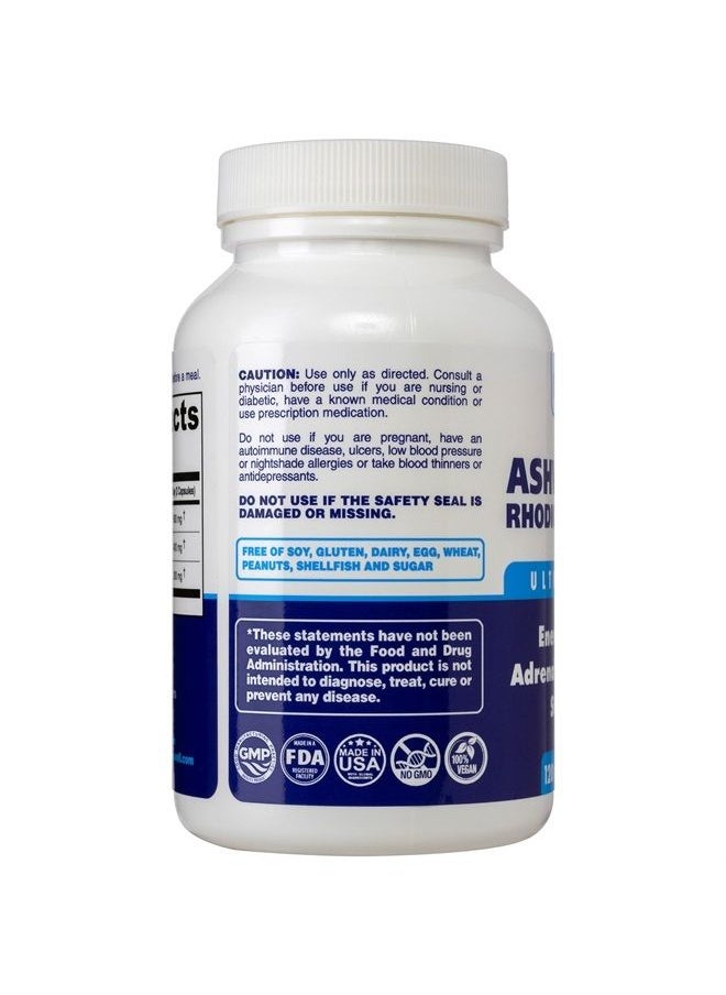 Dr. Maxwell Cortisol Manager Supplement, Supports Relaxation, Mood & Sleep in Times of Occasional Stress, Ashwagandha Rhodiola Adaptogens Supplements, Helps Maintain Normal Cortisol Levels* 120 Capsules, USA  - Image 3