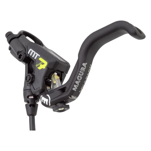 Magura مكابح دراجة ماجورا MT7 2701445 ذراع تحكم HC بأصبع واحد يسار/يمين بطول كابل 2,200 مم مكابح فردية تشمل الملحقات باللون الأسود مقاس واحد - Image 3