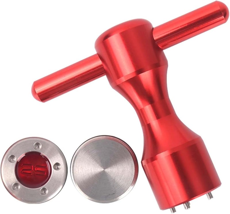 Hi-Star 2Pcs Golf Custom red Weights + Red Wrench for Titleist Scotty Cameron Putters - Image 1