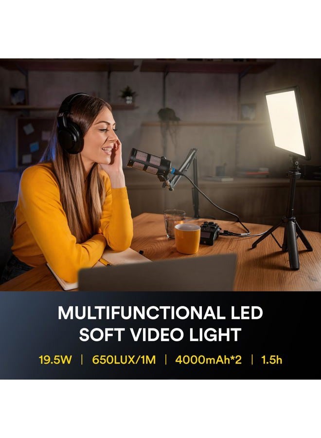 RaLeno LED video light, PLV-S192, black - Image 2