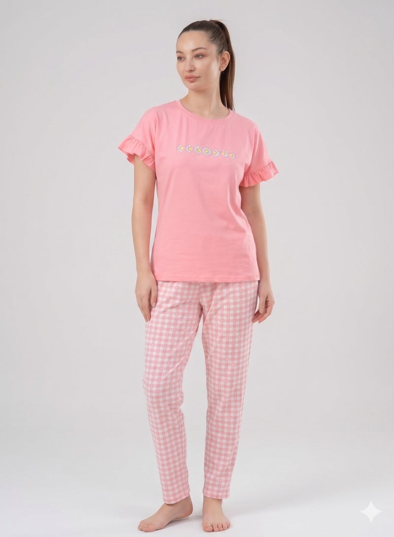 KITTY Women Cotton Summer Pajama - Image 1