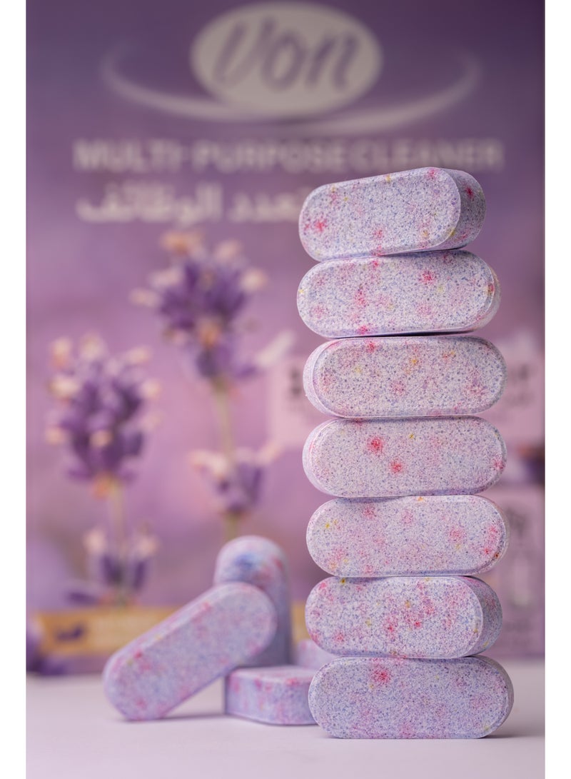 VON Multi-Purpose Cleaner Tablets – Lavender Scent (12 Tablets) - Image 3