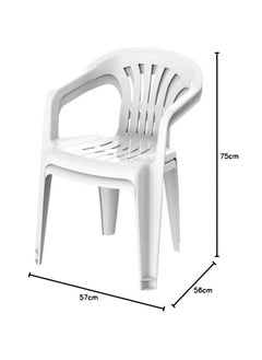 Cosmoplast Set of 2 Duchess Chair (White)  - Image 2