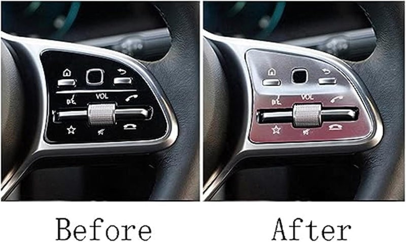 Vuzmode Steering Wheel Button Stickers for Benz A W177 - Image 4
