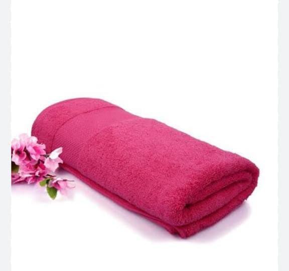Bezzilish Home Bezzilish Home Beautiful Bath Hand face Towel Pack of 1 Special Wedding Gift Purpose Rate(Pink 32x72) 