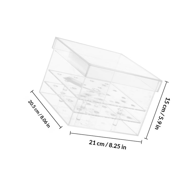 Empty Flower Packaging Box 16-hole Eternal Flower Rose Arrangement Box - Image 2