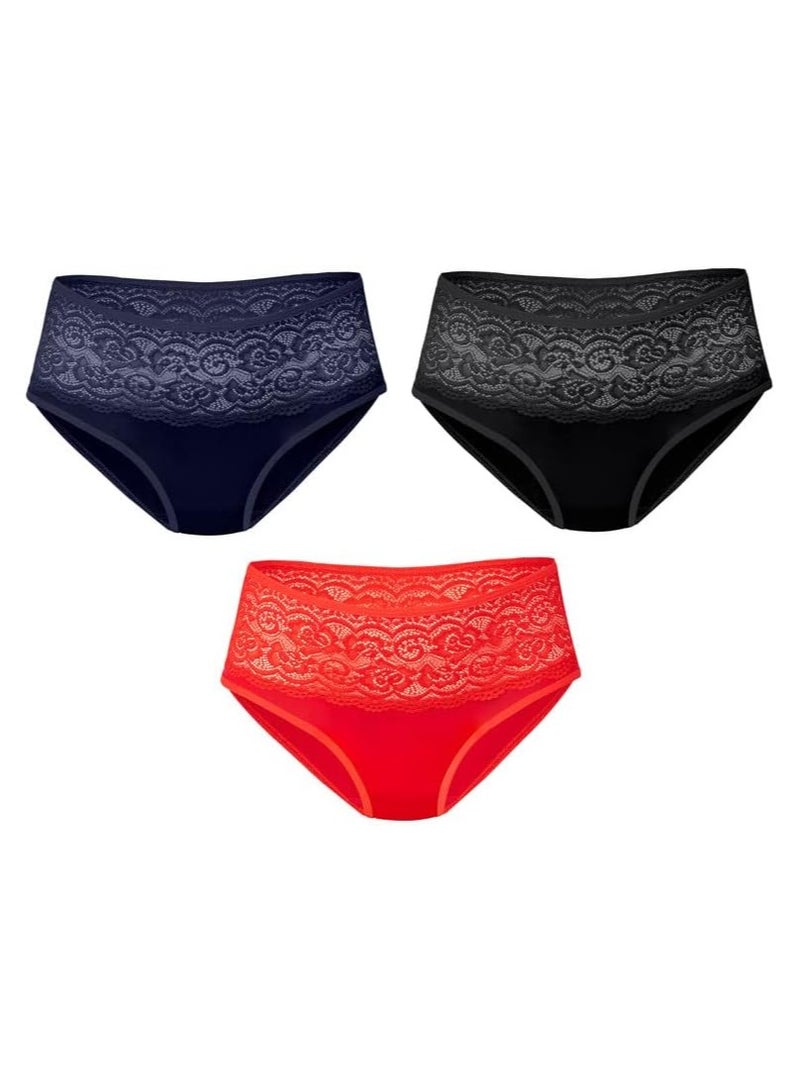 YOUNG WEAR YOUNG UNDERWEAR | Women’s 100% Cotton Underwear | Elegant Lace-Trimmed Women's Underwear | Ultimate Comfort and Style  - Image 2