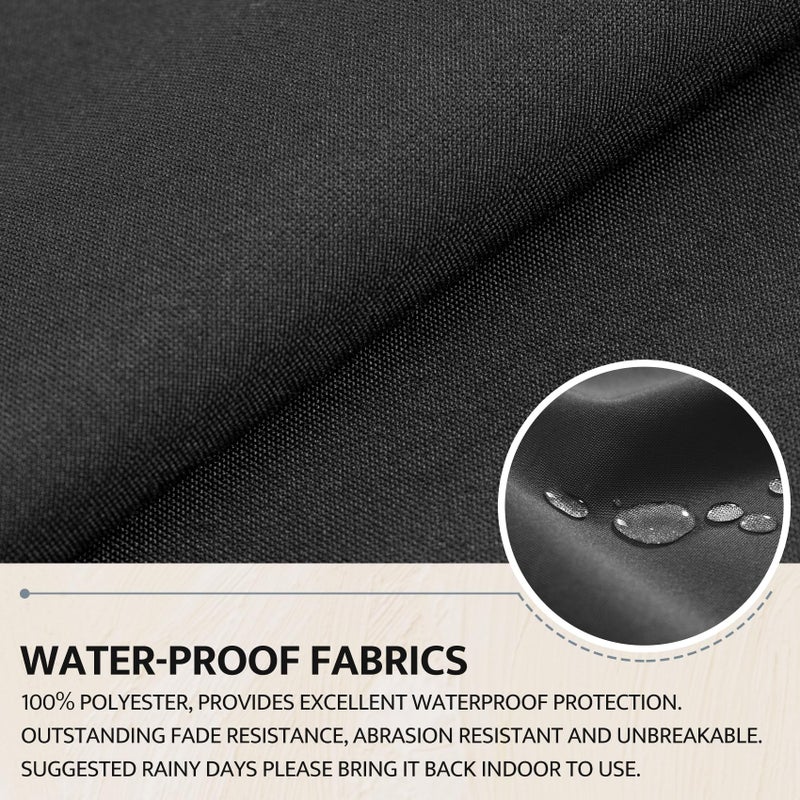 mudilun Outdoor Adirondack Chair Cushion High Weather Resistant Tufted Waterproof Lounge Cushion Anti-Slip Thickened High Back Patio Seat Pads - Image 2