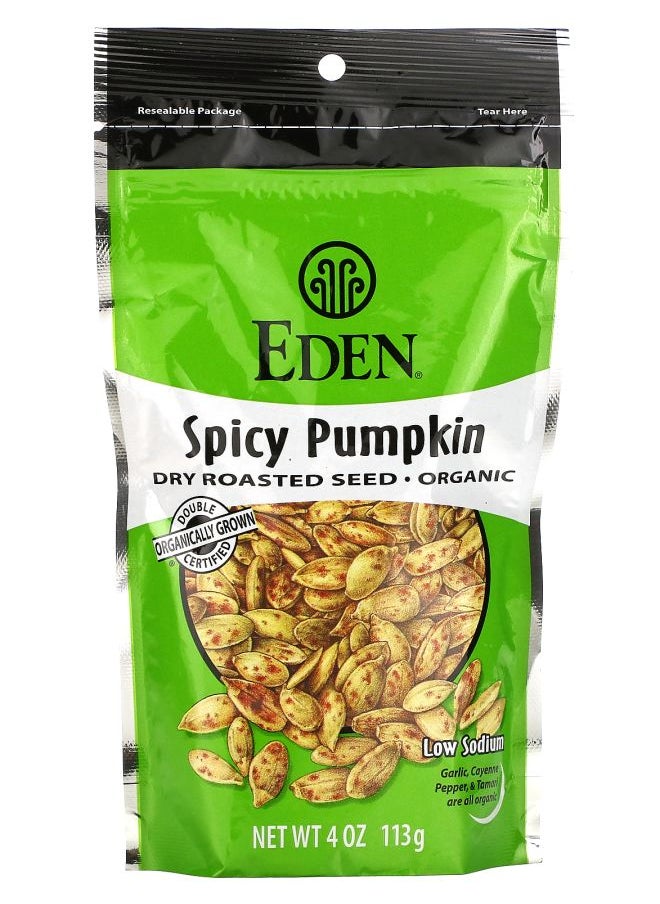 Organic Spicy Pumpkin Dry Roasted Seeds 4 oz (113 g) - pzsku/Z5D39537DEBED4ED84DB8Z/45/_/1729078049/2ccd49d5-ed3d-49f1-9bb4-a52df4fcb4af