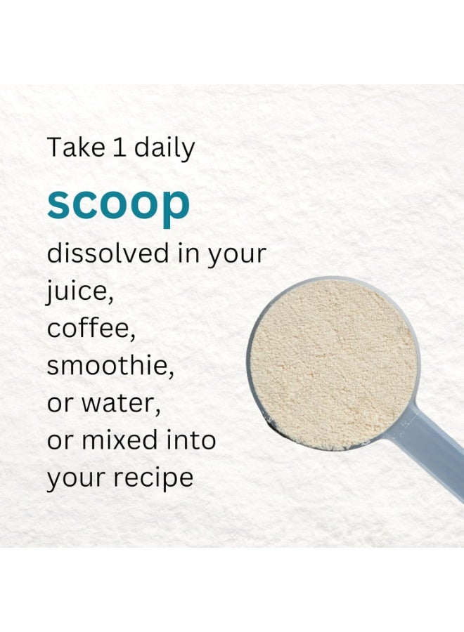 إيرثز كرييشن مسحوق ببتيدات الكولاجين الحيوي المُحلل ١٠٠٠٠ ملغ مع البروبيوتيك والبيوتين وحمض الهيالورونيك وفيتامين سي، لصحة البشرة والشعر والأظافر والأمعاء والمفاصل، بدون نكهة، ٢٧ حصة - Image 2