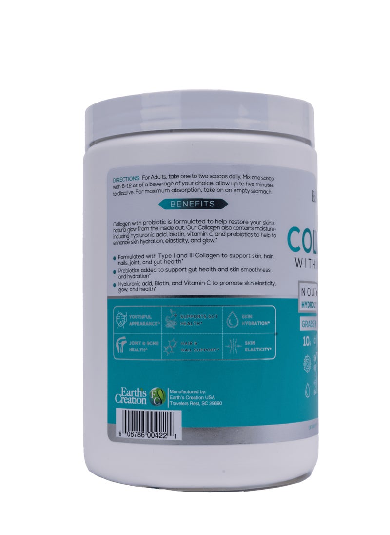 Earth's Creation - Earth's Creation Collagen with Probiotics - 10g Per Serving - Image 1