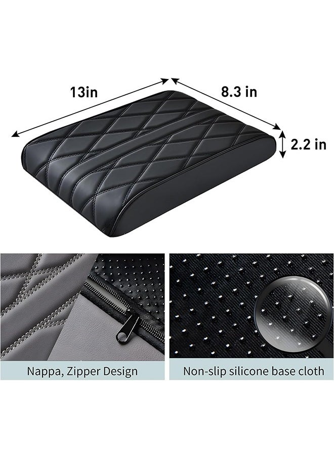 Bukela - Center Console Pad, Comfortable Armrest Pillow for Car, Arm Rest Cover for Car,Car Armrest Cushion,Suitable for Most Vehicle, SUV,Not Suitable for Trucks - Image 1