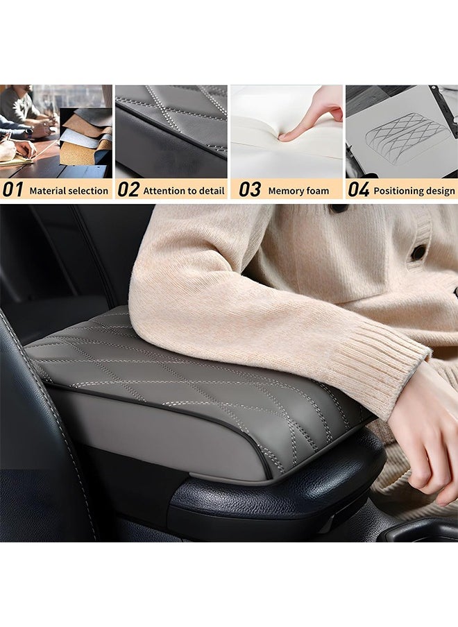 Bukela - Center Console Pad, Comfortable Armrest Pillow for Car, Arm Rest Cover for Car,Car Armrest Cushion,Suitable for Most Vehicle, SUV,Not Suitable for Trucks - Image 1