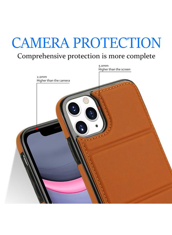 Zaboon Case For iPhone 11 Pro Tri-fold Holder Leather Phone Case with Card Slot - Image 5