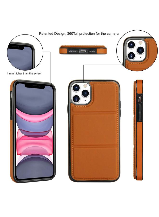 Zaboon Case For iPhone 11 Pro Tri-fold Holder Leather Phone Case with Card Slot - Image 4