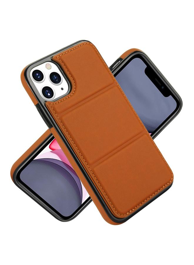 Zaboon Case For iPhone 11 Pro Tri-fold Holder Leather Phone Case with Card Slot - Image 2