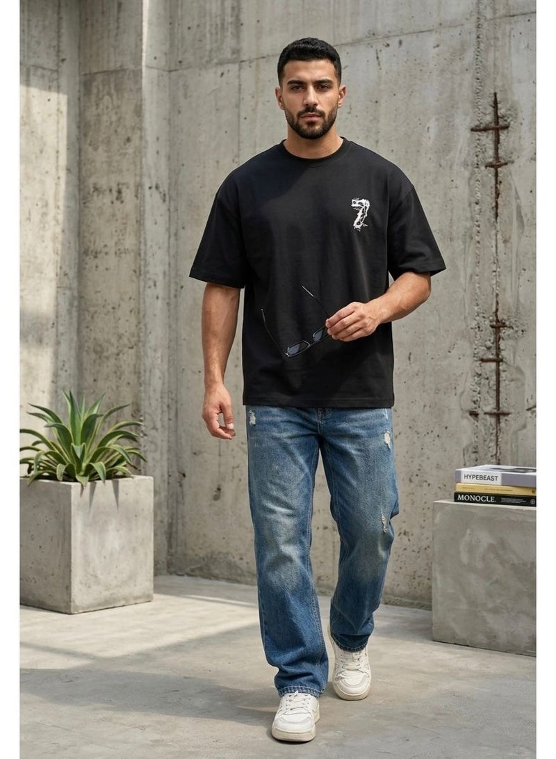 Hikes Men’s Premium Graphic T-Shirt – Soft Stretch Cotton Blend, Relaxed Fit Casual Tee for Daily Wear - Image 3