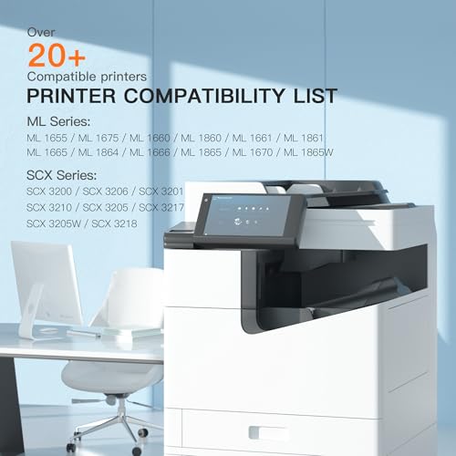 E-Z Ink Compatible Toner Cartridge Replacement for Samsung 104 104S MLT-D104S to use with ML-1660 ML-1661 ML-1667 ML-1665 ML-1675 ML-1666 ML-1865 ML-1865W SCX-3205W Printer (Black, 2 Pack) - Image 2