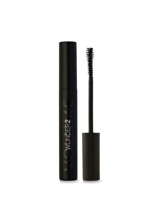 Wunderbrow - Volume Mascara, Lengthening & Volumizing, Black, Vegan, Cruelty Free, Promotes Lash Growth - Image 1