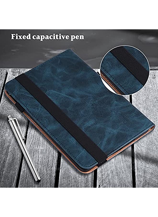 erorex - Case for Samsung Galaxy Tab A7 10.4 Inch (SM-T500/T505/T507) with Pen Holder, [Auto Wake/Sleep] Smart PU Leather Cover for Samsung Tab A7 10.4 Tablet Case-Blue - Image 1