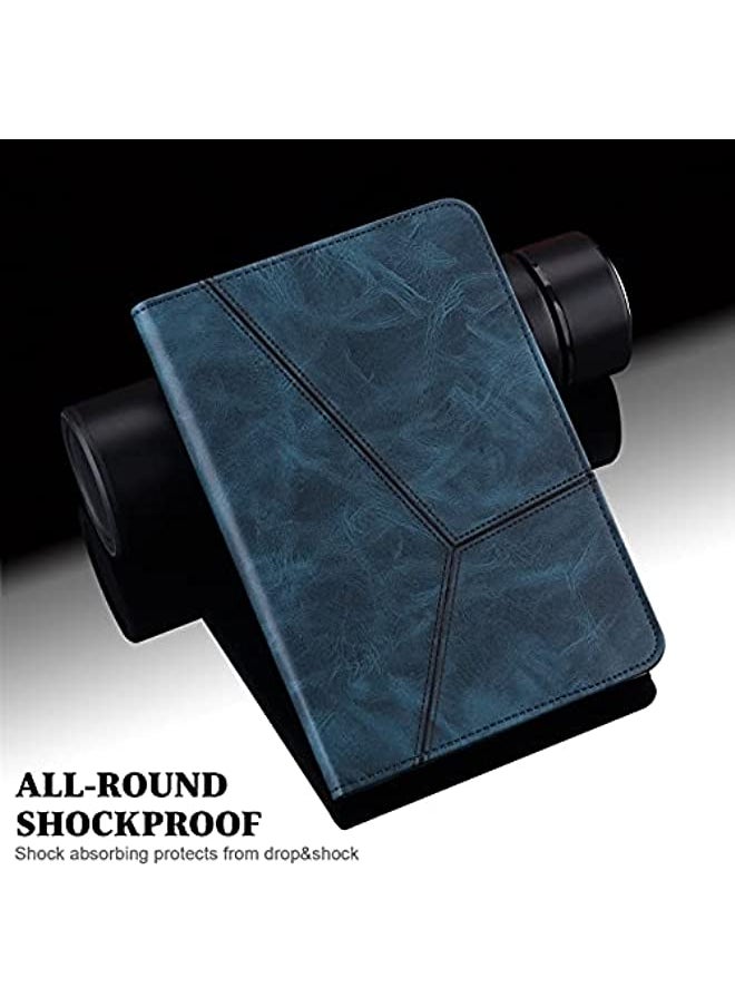 erorex - Case for Samsung Galaxy Tab A7 10.4 Inch (SM-T500/T505/T507) with Pen Holder, [Auto Wake/Sleep] Smart PU Leather Cover for Samsung Tab A7 10.4 Tablet Case-Blue - Image 1