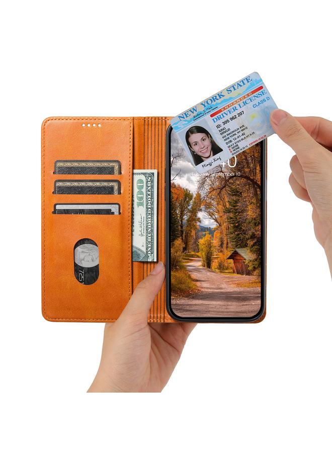 Suteni Case For Samsung Galaxy S23 5G J02 Oil Wax Wallet Leather Phone Case - Image 5