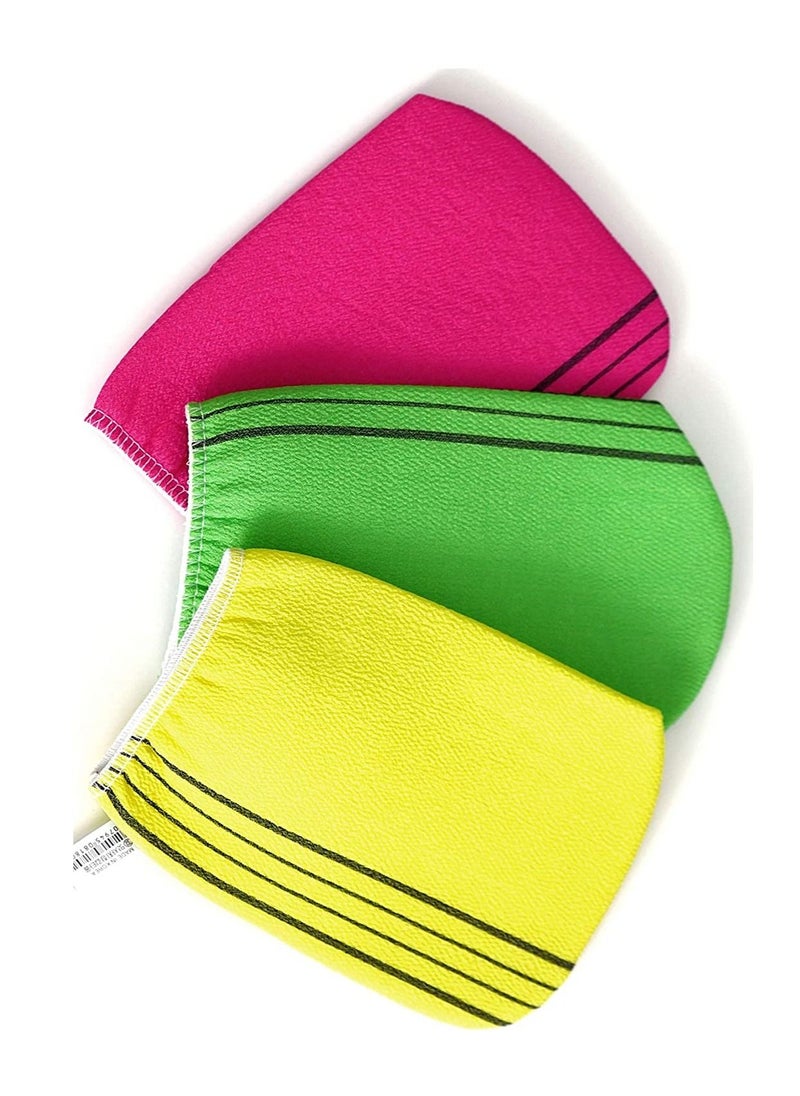 BLOOMING TIME - Korean Face Scrub Body Exfoliating Gloves Mitt Bath Wash Shower Cloth Loofah Italy Towel  Random Color - Image 1