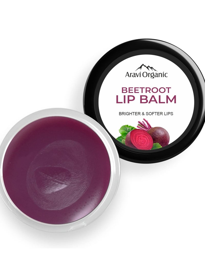 Aravi Organic Aravi Organic Beetroot Lip Balm For Dark Lips Lip Lightening Dry 8G  - Image 1
