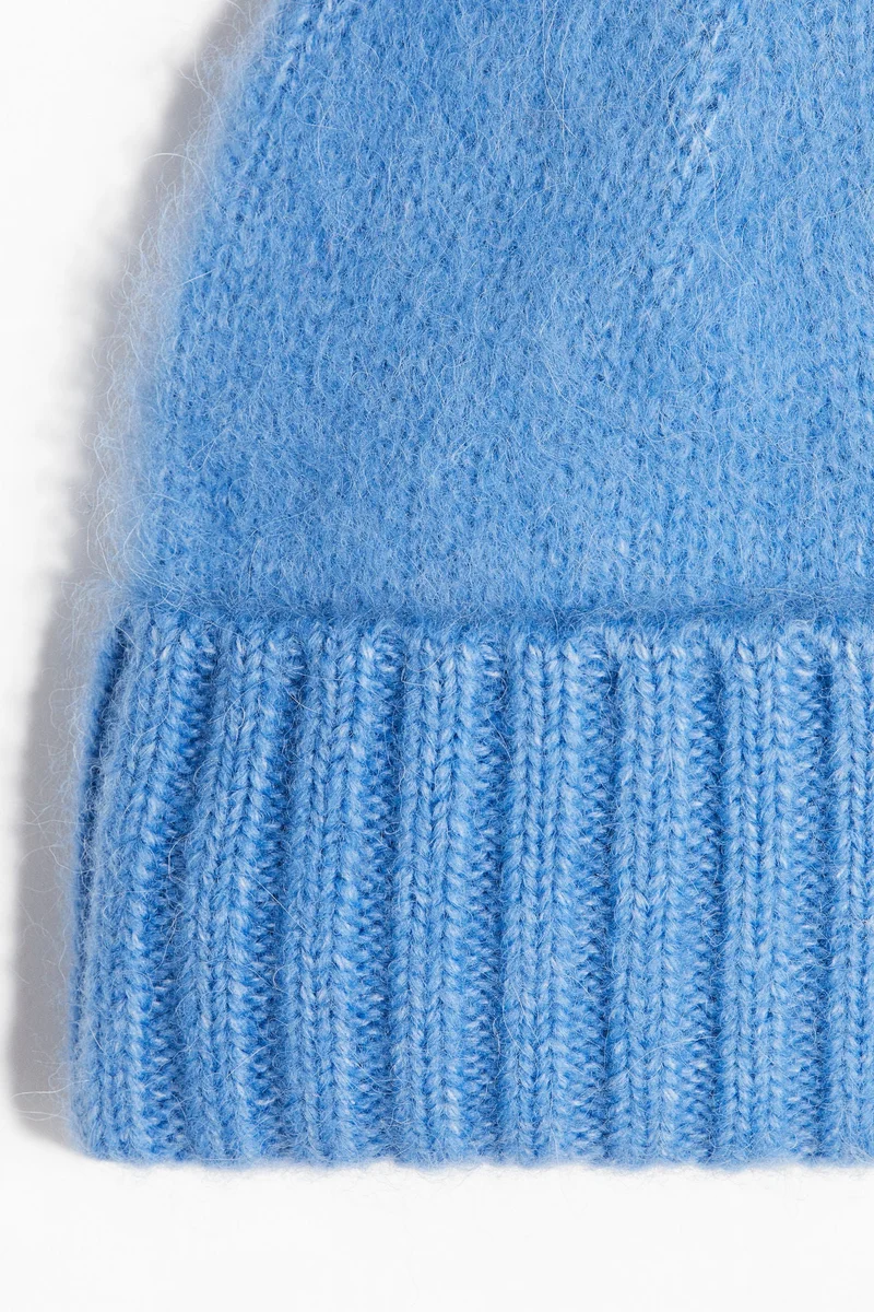H&M Fuzzy wool-blend beanie