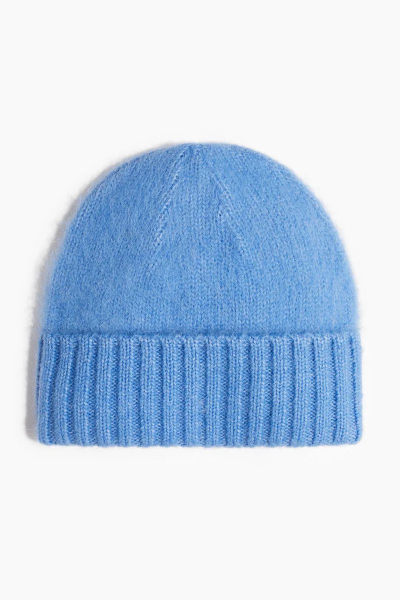 H&M Fuzzy wool-blend beanie