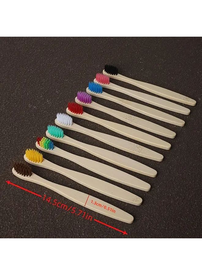 20 Pack Kids Toothbrushes Soft Nylon Bristles Children Size 5.71 Inch - Image 2